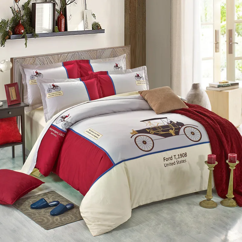 100 Cotton Embroidery Designs Patchwork Wholesale Comforter Sets