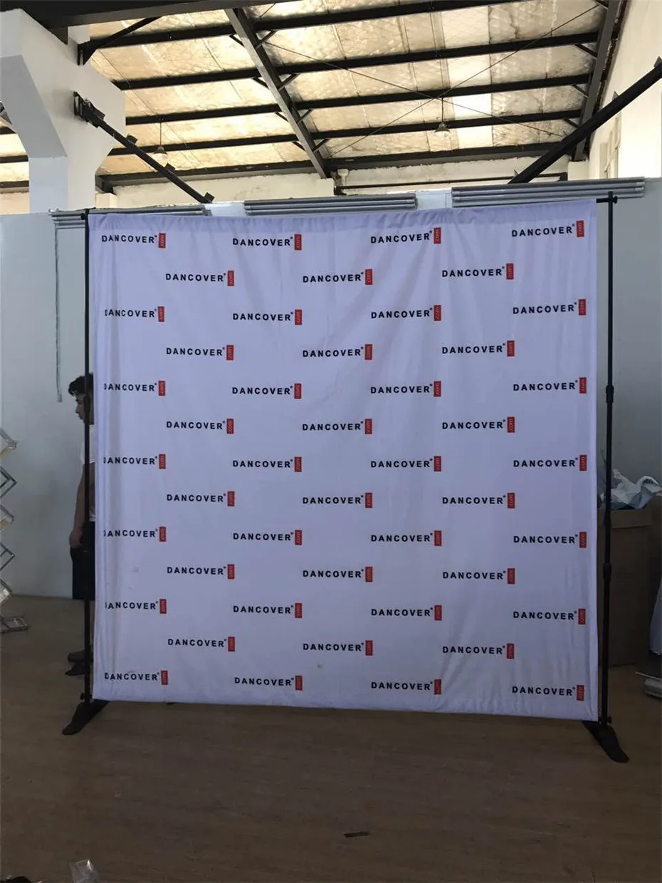 Aluminum Telescopic Fabric 8x8ft 10x10ft Backdrop Display Wall Banner ...