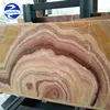 Types of multicolor natural onyx rainbow marble slab