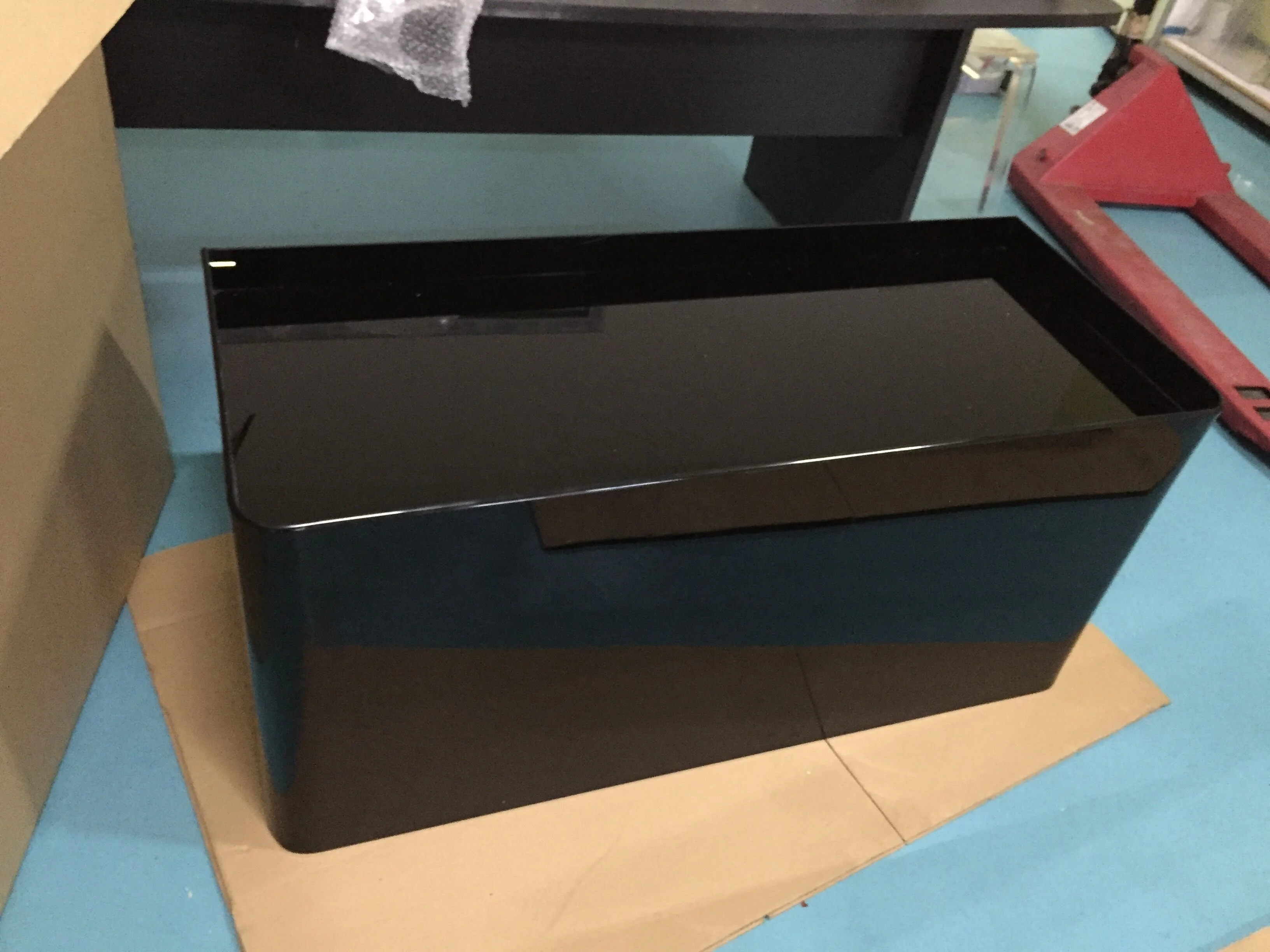 Rectangle Large Acrylic Customized Size Fish Tank Aquarium With Bottom