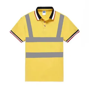 factory oem service custom designs reflective safety uniform wear work polo tee shirt factory oem service custom designs reflective safety uniform wear work polo tee shirt