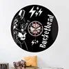 Flash singer art vinyl wall clock