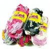 Webbed ruffle ribbon ping pong braid fringe mesh fishnet yarn