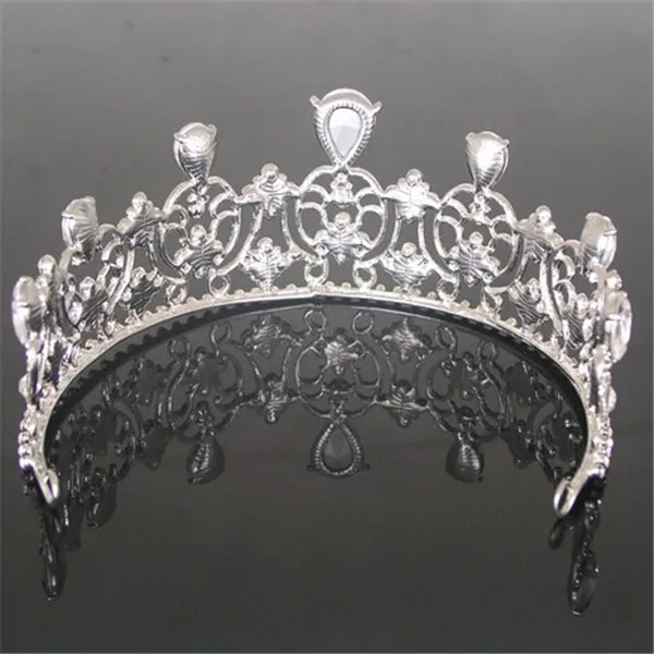 High Quality Big Wedding Crown Large Crystal Pageant Crowns - Buy Big ...