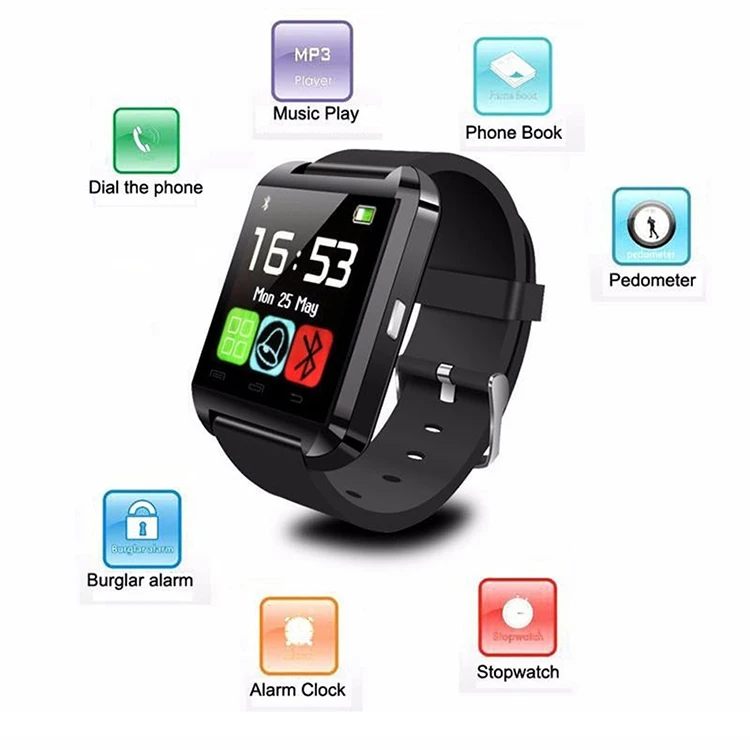 Amazon Best Sellers Cheap Price Professional Factory Supply U8 Sport Android Smart Watches 