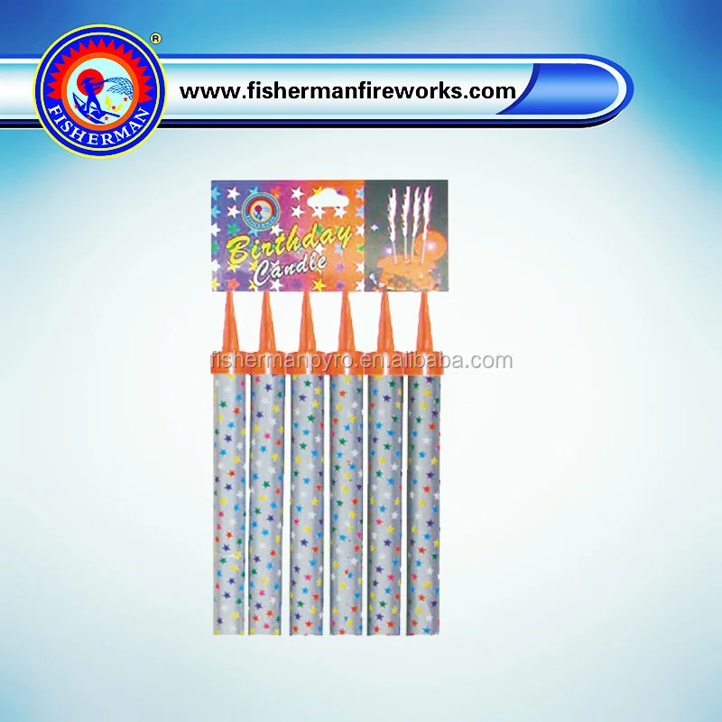 4" BIRTHDAY CANDLE FIREWORKS Cake Candle