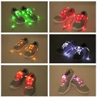Led ライトアップ靴ひもカジュアルスニーカー靴ひもハロウィンクリスマスパーティーディスコダンスヒップポップランニング装飾グローアップ