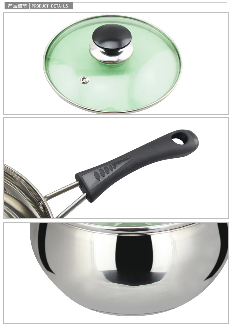 Cheap Price 16cm 16cm Stainless Steel Pot Cooking Pot With Long Handle