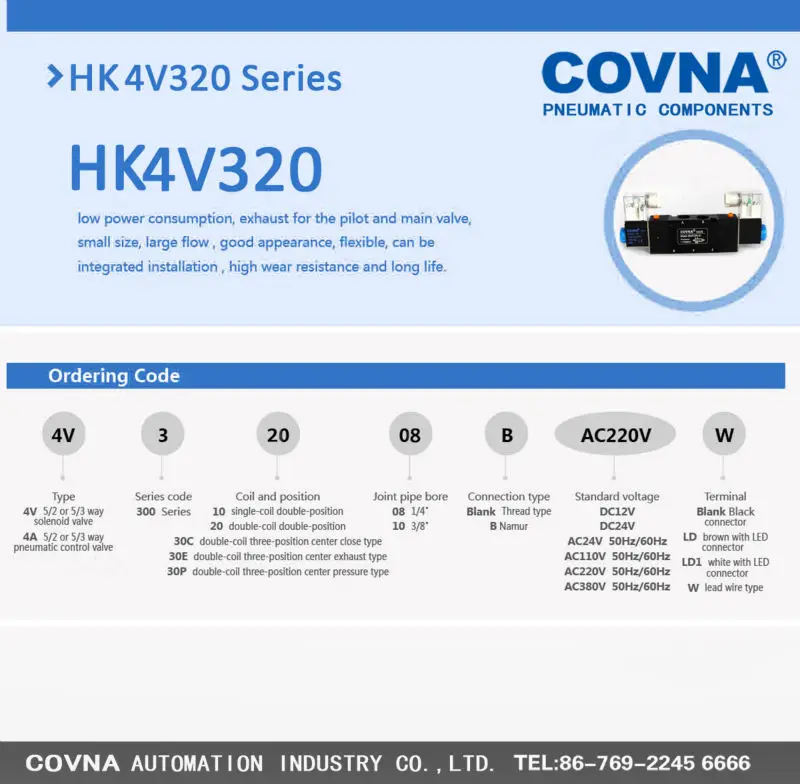 4V320-10 hot sales factory air solenoid valve