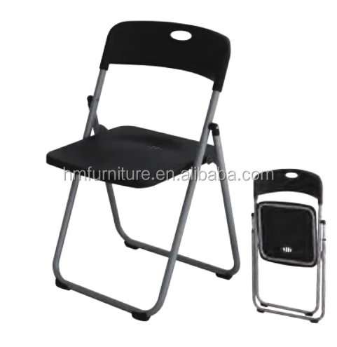 plastic folding chairs black