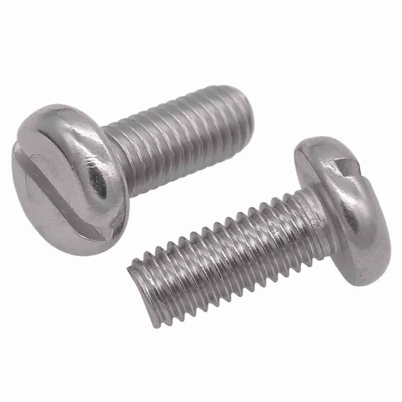 Stainless Steel Ss304 Ss316 A2 A4 Slotted Mushroom Head Screw - Buy A4 ...