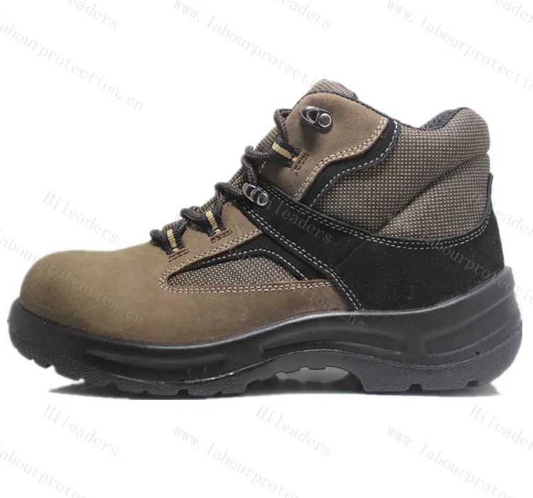 High Quality Safety Shoes For Italy Market / First Grain Leather Safety