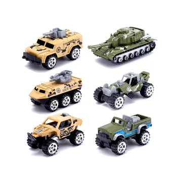 Military Toys Die-cast Vehicles,6 Pack Assorted Mini Vehicle Set,Metal ...