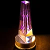 3D engraving photo inside crystal the Oriental Pearl Tower