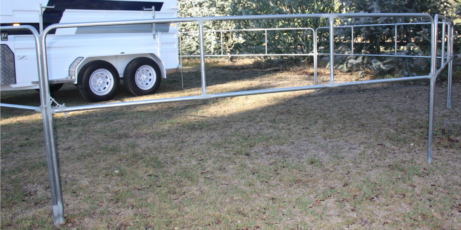 Australia Standard Portable Horse Float Fence Panel View Australia Standard Portable Horse Yard Fansi Product Details From Anping Fansi Metal Wire Mesh Factory On Alibaba Com