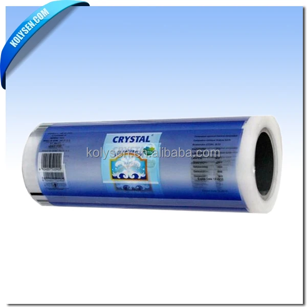 Kolysen Factory laminated drinking sachet water packaging film roll