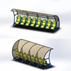 UV resistant portable dugout team shelter sport stadium bench chair