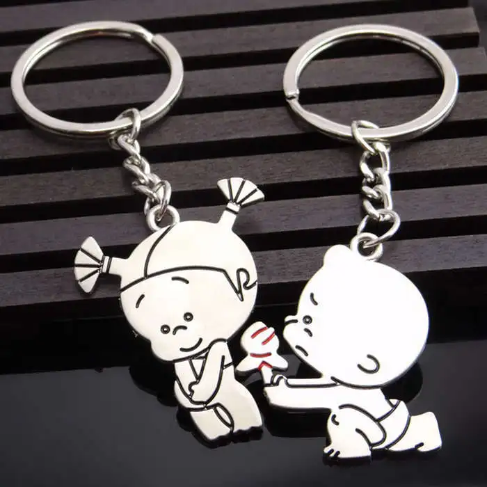 2016 Novelty Items Casual Couple Love Keychain Cartoon Key chain Lovers