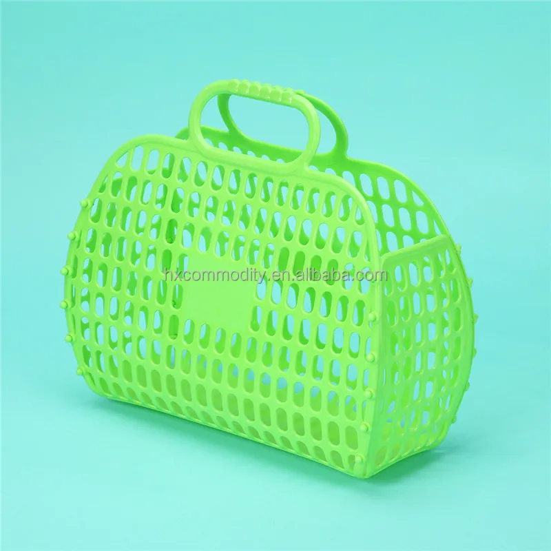 Handle Plastic Rectangle Storage Basket With Dividers Buy Storage