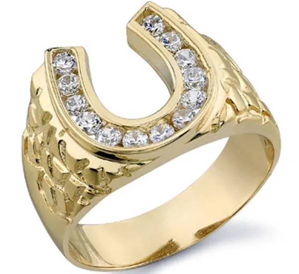 Sterling Silver Unique And Wonderful Horseshoe Wedding Rings Men Buy