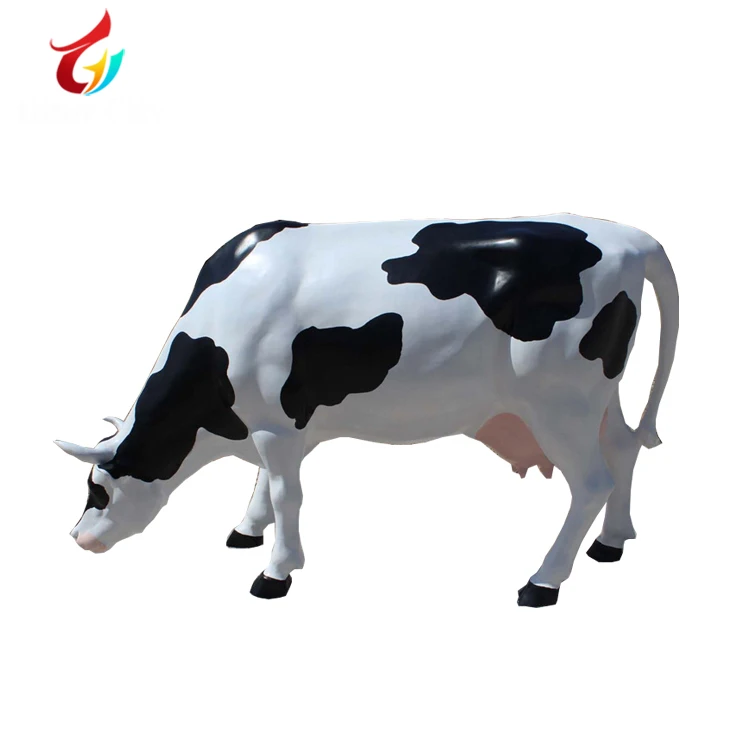 High Emulational Life Size Polyresin Cow Statue - Buy Polyresin Cow ...