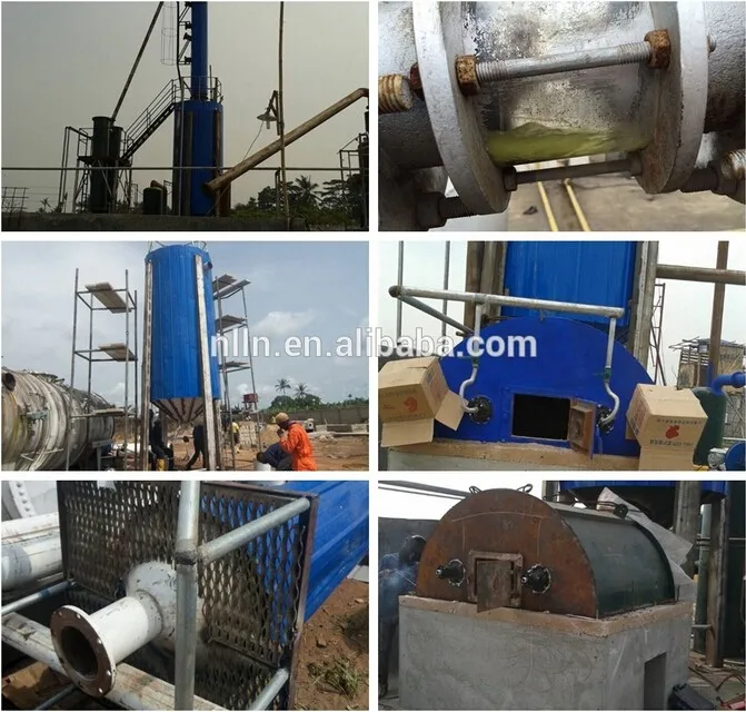 85% high oil output waste oil pyrolysis oil distillation plant