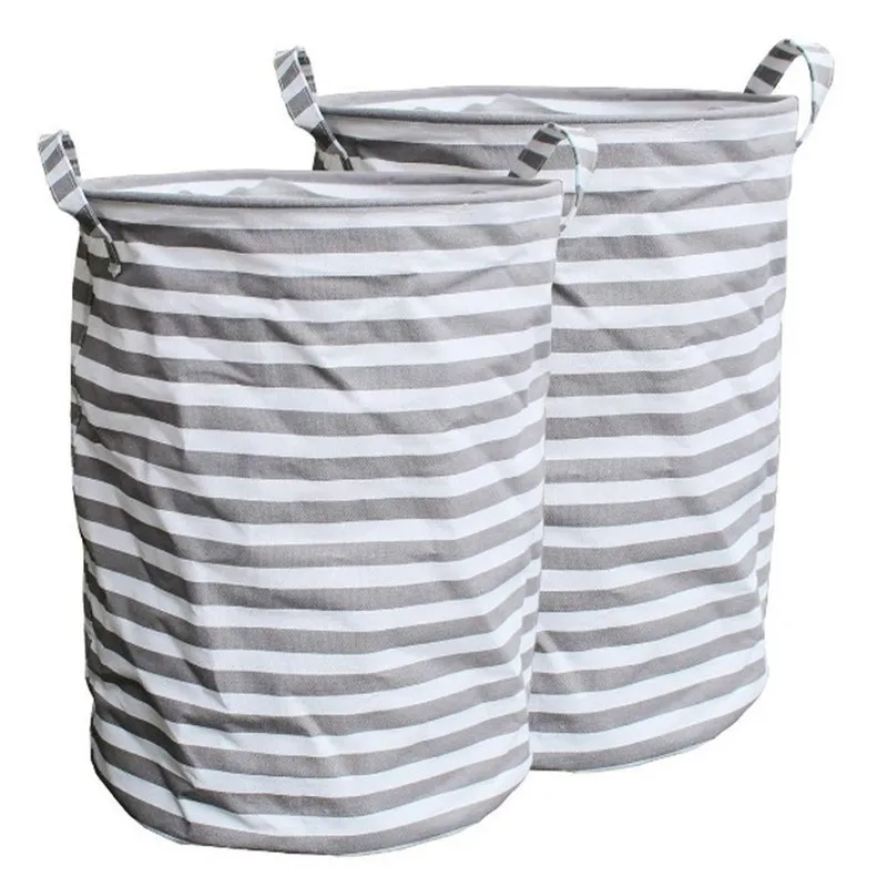 Promo foldable cotton dirty laundry basket