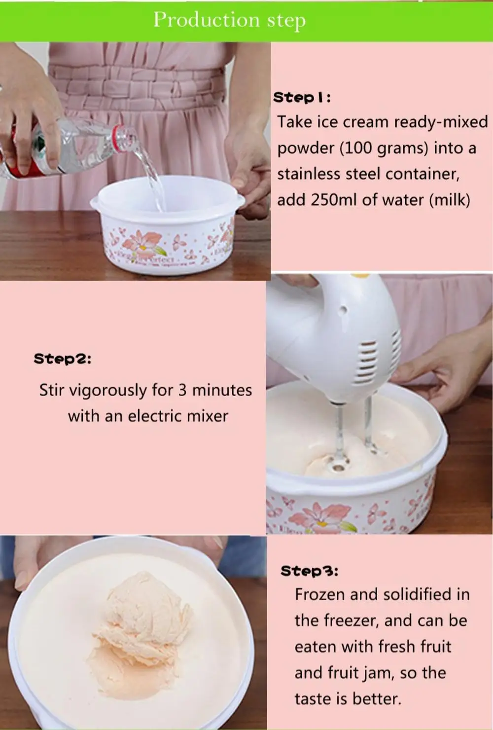 Soft Ice Cream Mix Powder So Good Cool To You Free Buy Soft Ice Cream