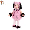 PGCC2474 Custom Pink Halloween Baby Girls' Pinkie Poodle Deluxe Costume