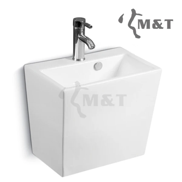 House white hotel basin ceramic vanity washing basin sink wall basin wc sink
