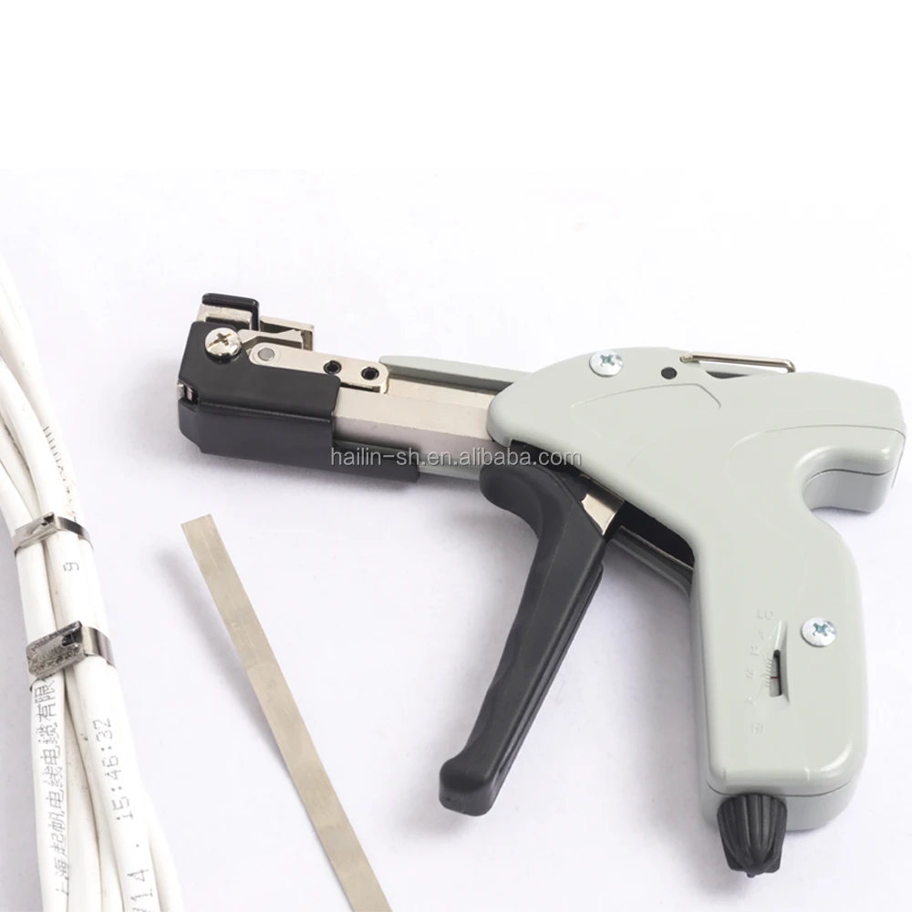 Stainless Steel Cable Tie Tightening Tool Strapping Band Cable Ties Gun