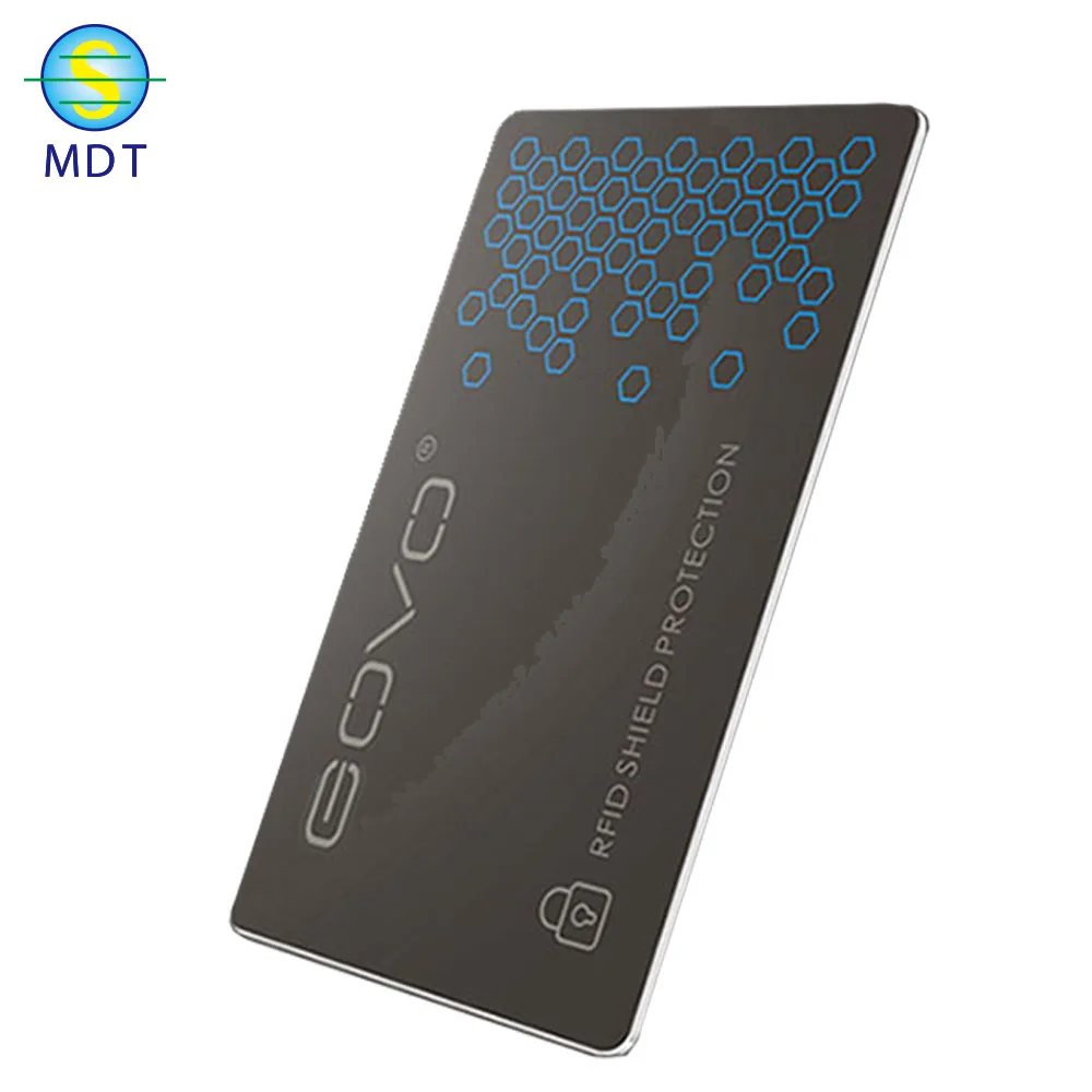 customized color 13.56MHZ Blocking card RFID with full wallet security