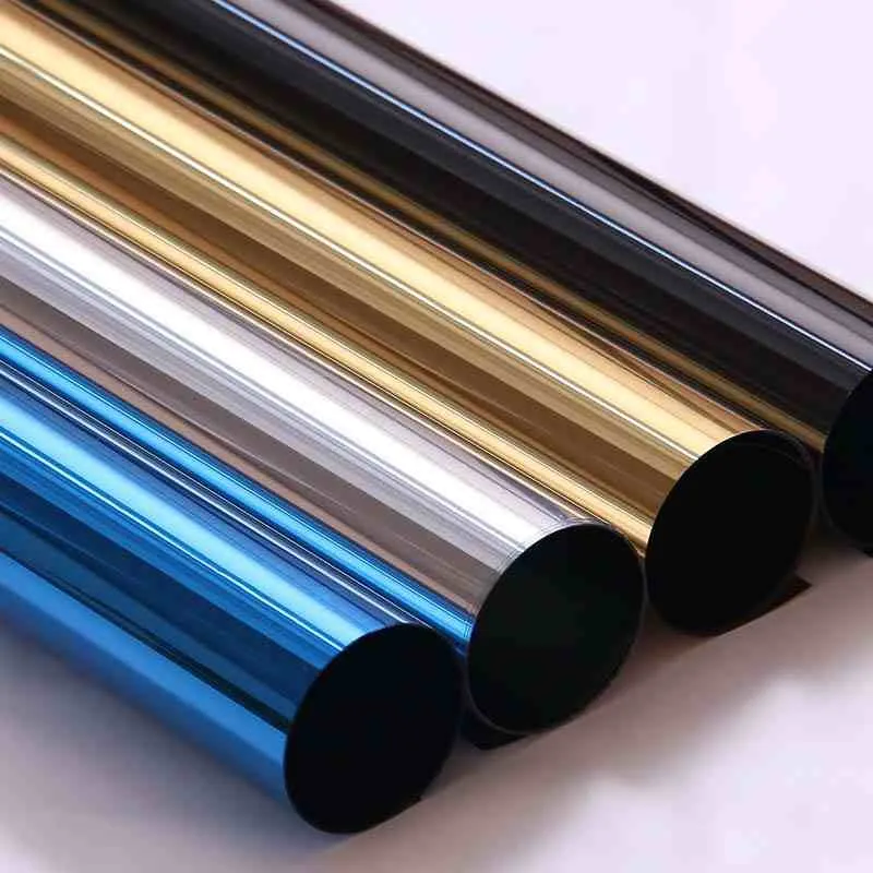 单向视觉反射商业太阳能建筑玻璃窗膜