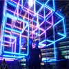dmx rgb led vertical tube,music activated stick 360degree tube disco lighting