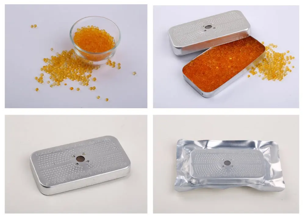 40g Tin Box Reusable Color Change Indicating Silica Gel Beads For