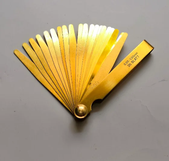 Brass Feeler Gauge Set 0.051.00mm 20 In 1 In Sale Buy