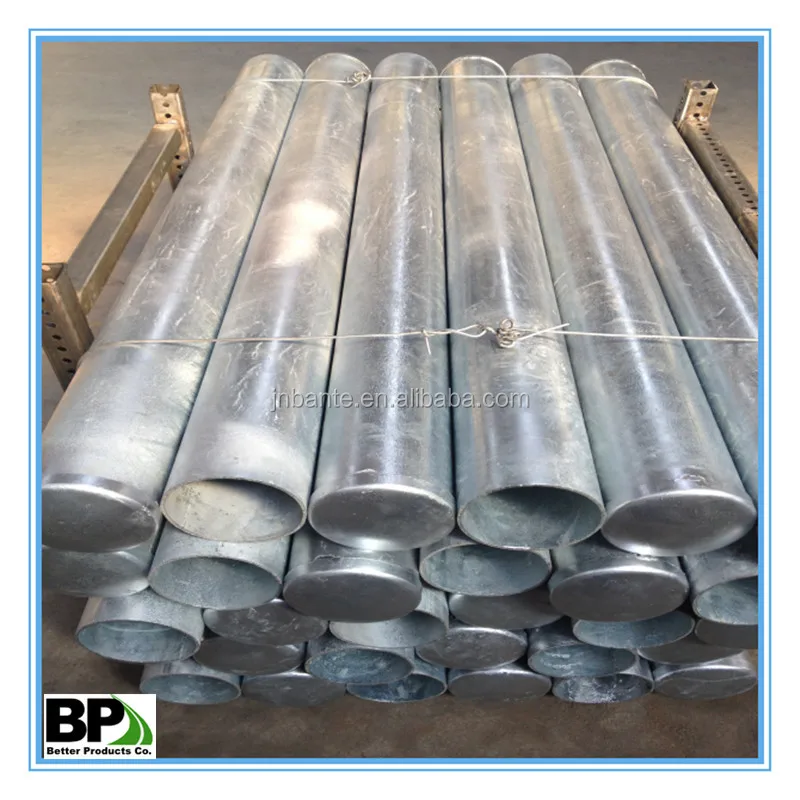 Steel Pipe Safety Bollard with Anchor Bolts