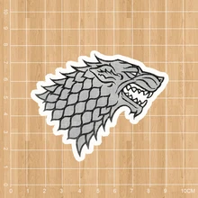 American TV Game of Thrones Winter is Coming Notebook/refrigerator/skateboard/trolley case/backpack/Tables sticker PVC sticker