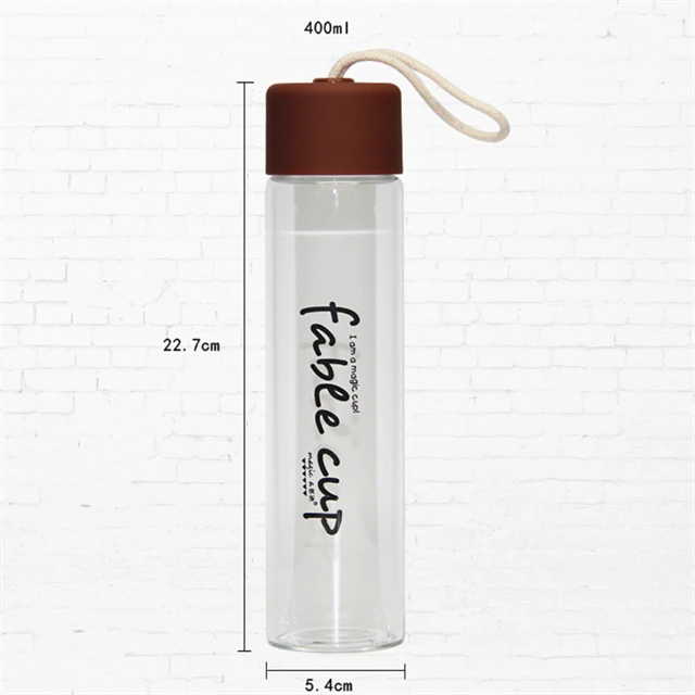 cool glass water bottle