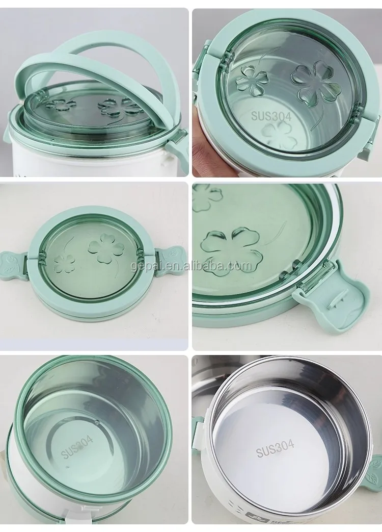 Contenedores De Almacenamiento Redondos Y Aislados De Acero Inoxidable