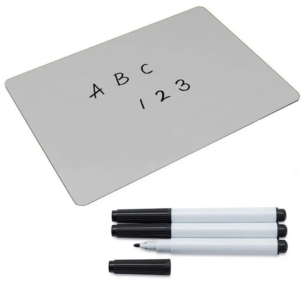 Dry Erase Lapboards Pack of 10 Small Whiteboards for Students, 10 Felt