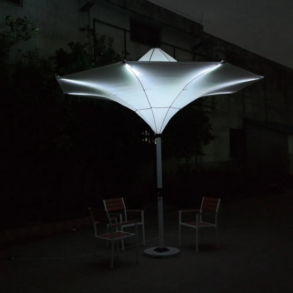 Wholesale Led Light Umbrella Tulip Flower Patio Umbrella Buy Patio