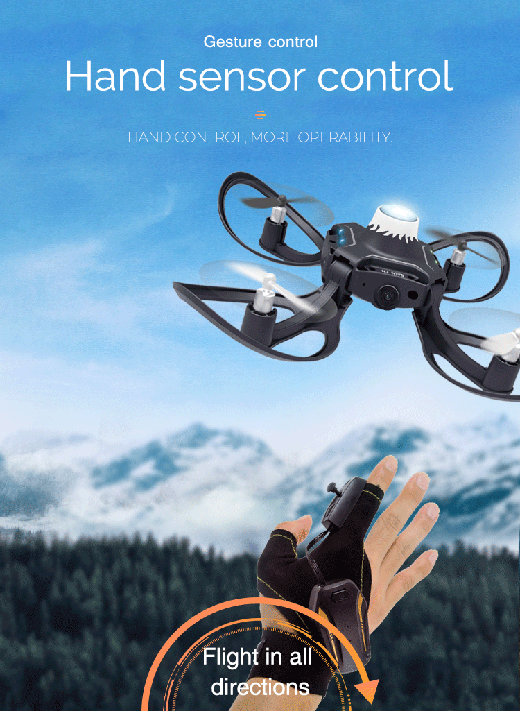 Hand Sensor Control Foldable Rc Mini Quadcopter Drone With Camera Buy