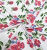 Flower pattern custom printed swimwear fabric for womens underwear