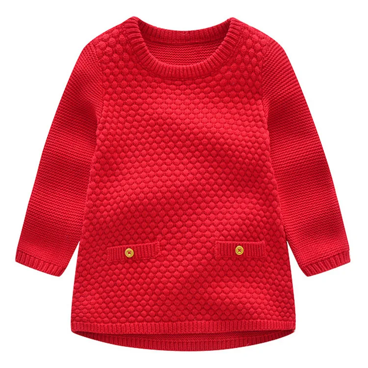 OEM ODM Factory Wholesale cotton knit dot knit navy pocket baby girl fairy dress girls dresses