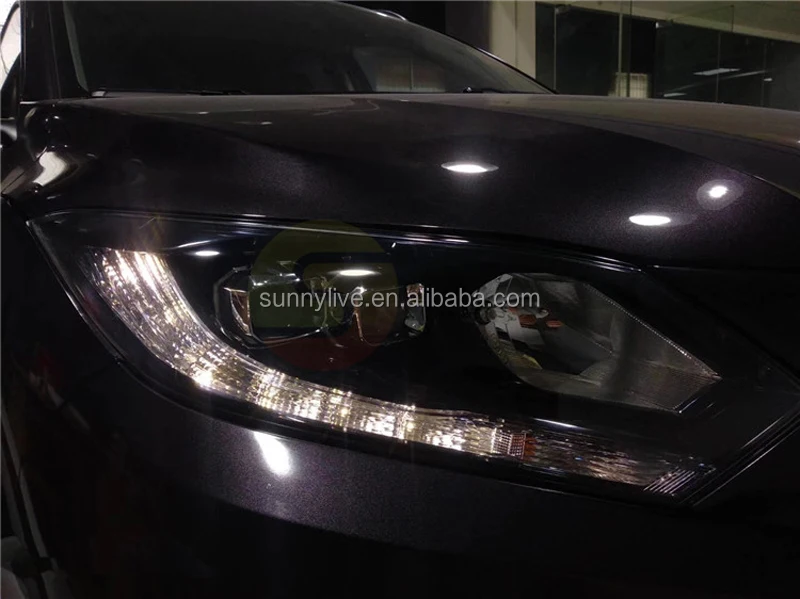 LED headlight For HONDA HRV HR-V for Vezel Head Lamp 2015-2017  year Black Housing LF