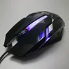 Hot wholesale Cheap price rgb glowing light plastic usb wired gamer mouse from factory online