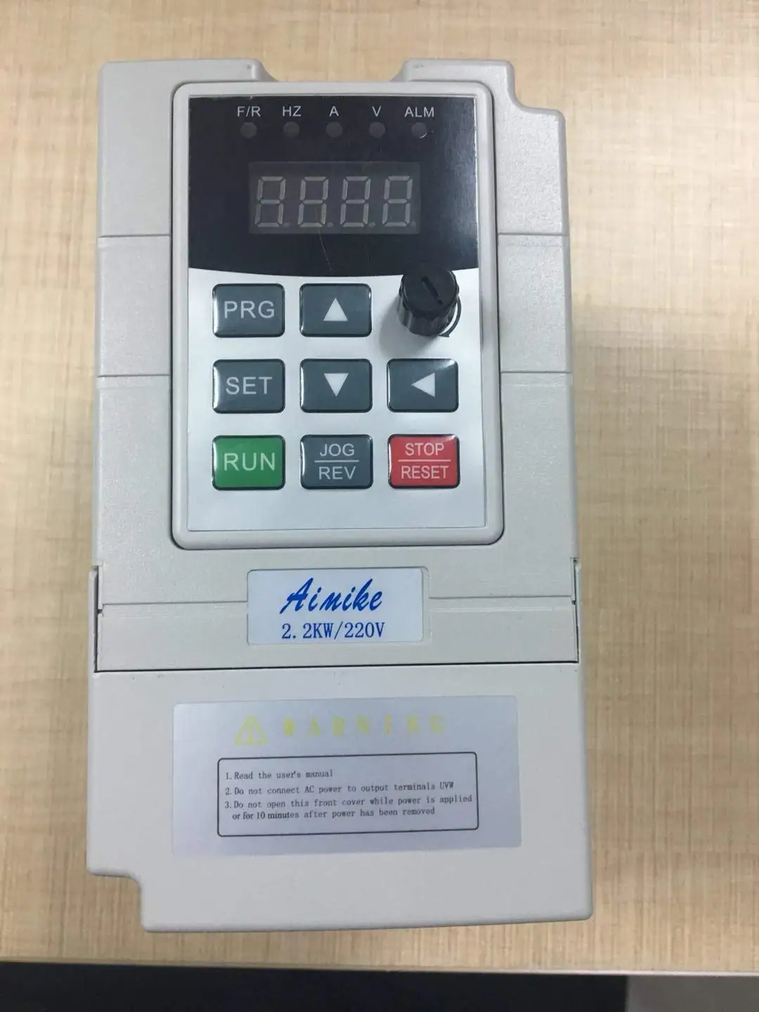 AIMIKE AMK3500 Series Single Phase VFD Drive VFD Inverter Professional Variable Frequency Drive 2.2KW 220V for Spindle Motor Speed Control