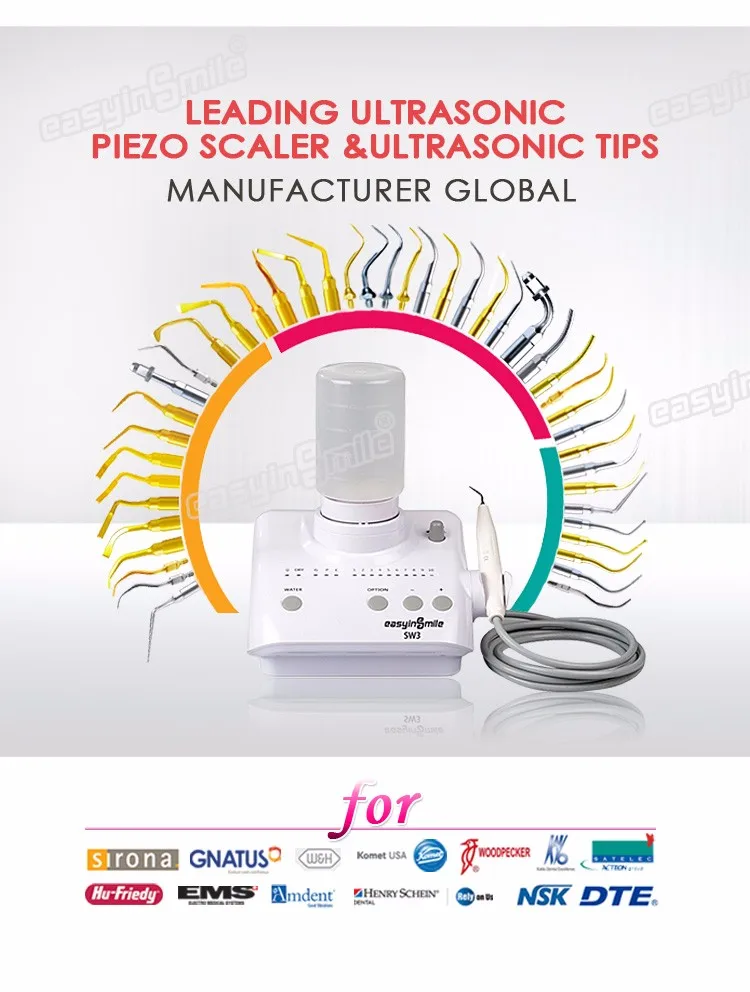 Easyinsmile Dental Piezo Tip Ems/woodpecker Compatible P4dt Subgingival
