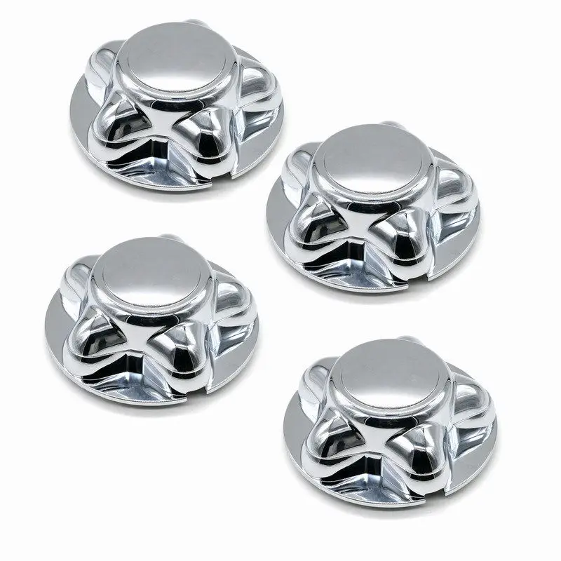 Set Of 4 New Pickup Truck Chrome Wheel Hub Center Caps For Ford F150